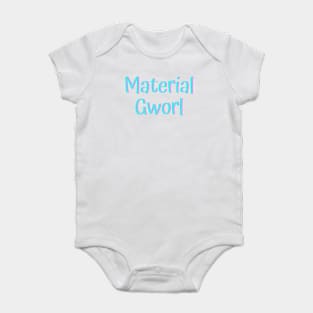 Material Gworl Baby Bodysuit